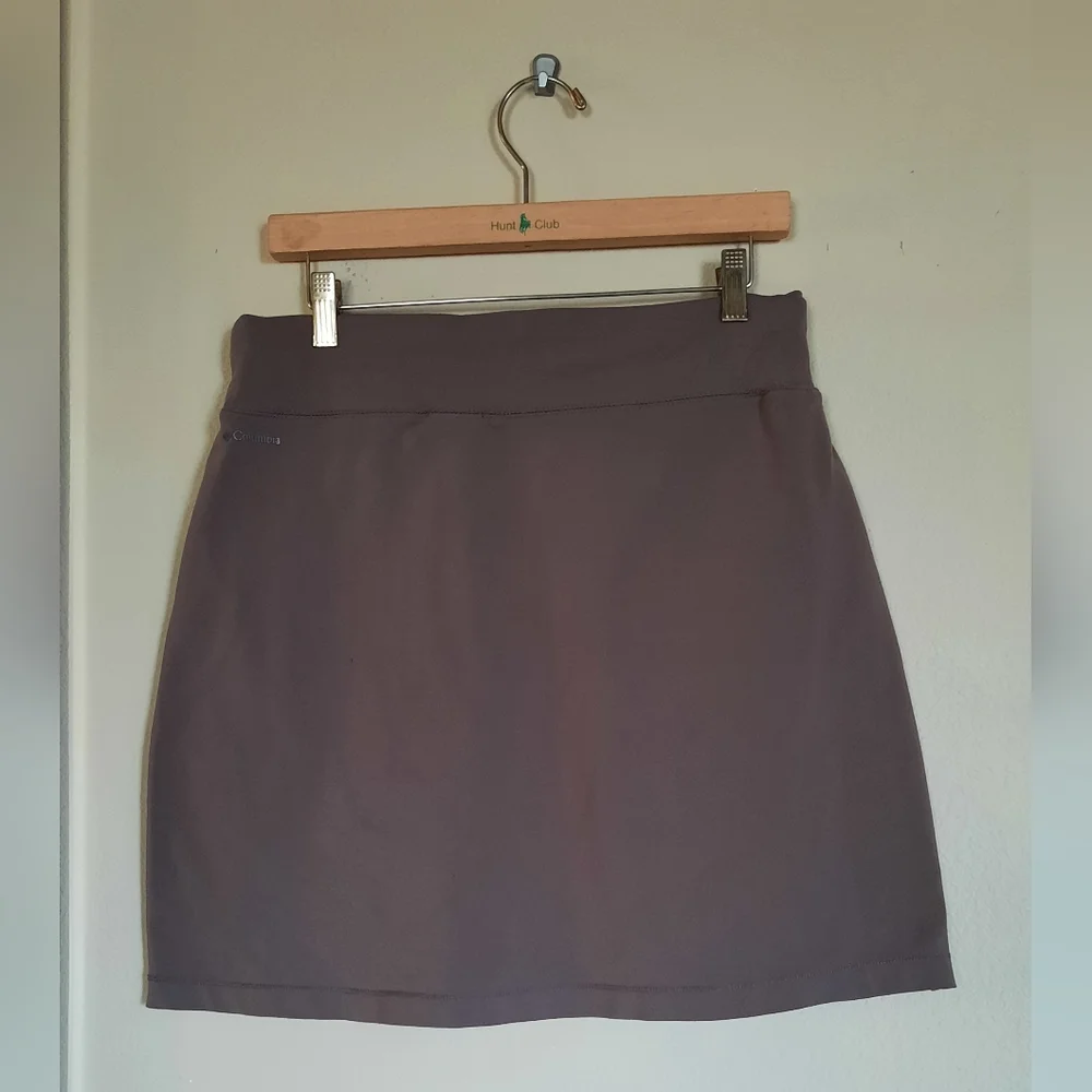 Columbia Brown Stretchy Athletic Skirt Workout Active Wear Casual